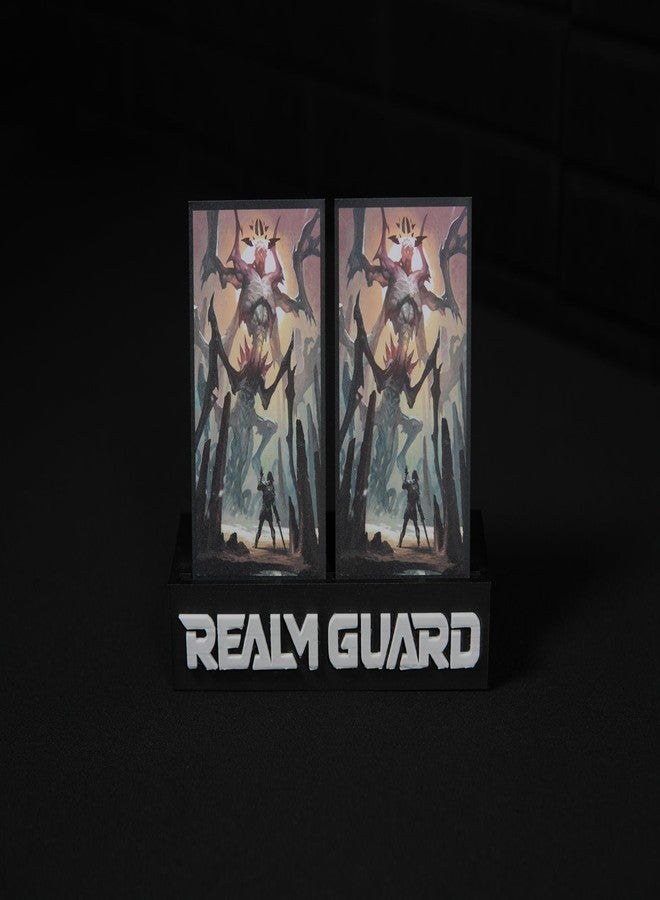 Realm Guard أغطية بطاقات Realm Guard 100ct ذات ملمس مميز لبطاقات TCG/MTG (إلدرازي) - Image 2